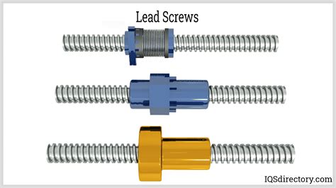 what objects use lead screws